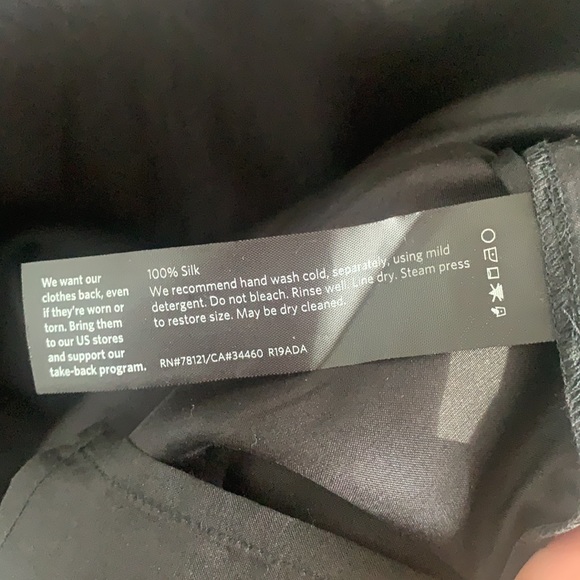 Eileen Fisher Black Silk Camisole - Picture 5 of 7